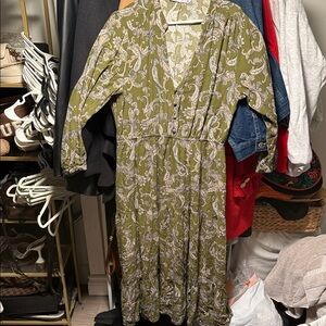 Zara Green Women Dress